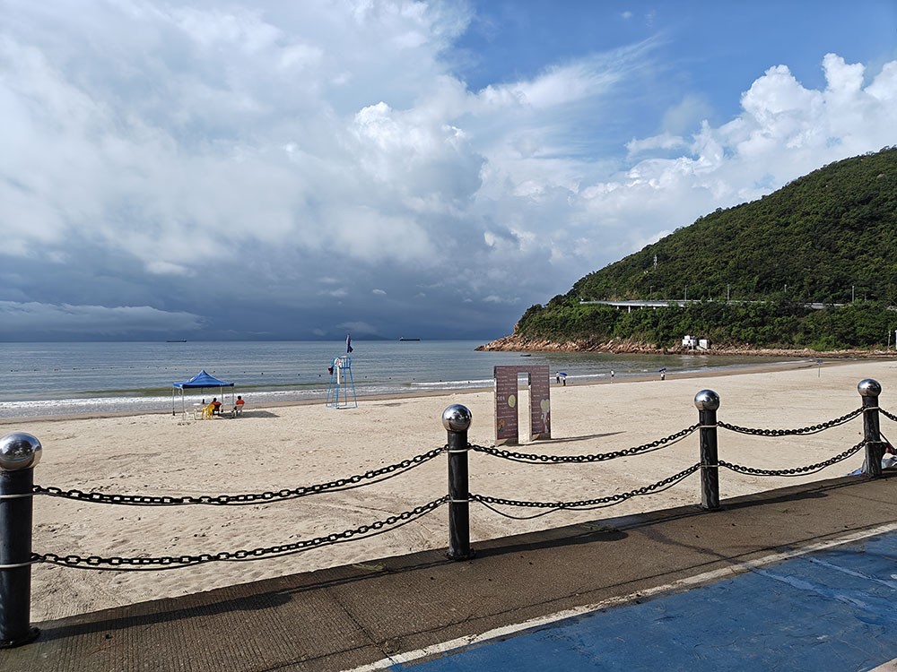 “溪涌之行，6月風雨擋不住激埃特的熱情”/